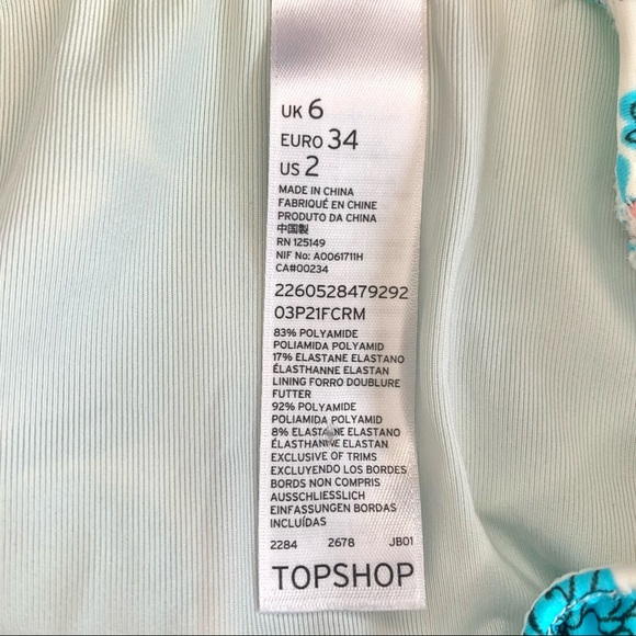 SOLD- Vintage style Topshop Bikini Set - Picture 4 of 4